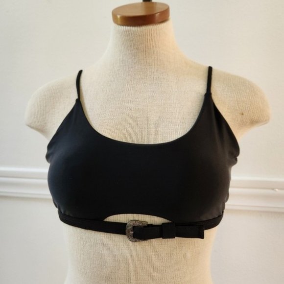 SHEIN Other - Shein cut out crop bikini top in black🎈